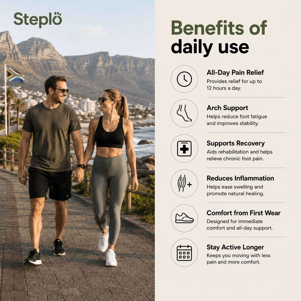 Massage Insoles - SteploOrange